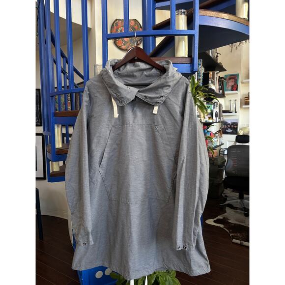 Engineered Garments Grey Hooded Pullover Jacket (Sz L) - Picture 1 of 5
